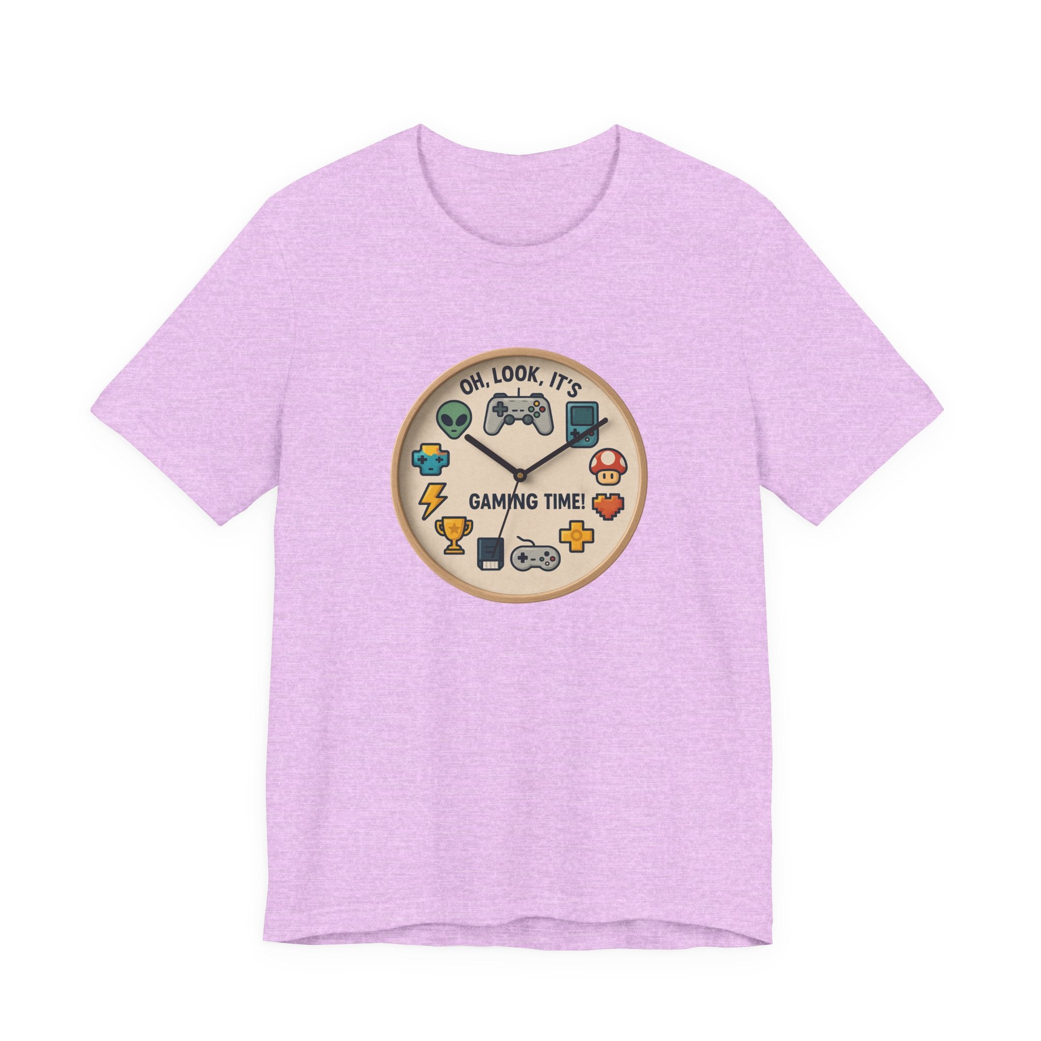 Gaming Time Graphic Tee — "Oh, Look, It's Gaming Time" Video Game Controller Shirt