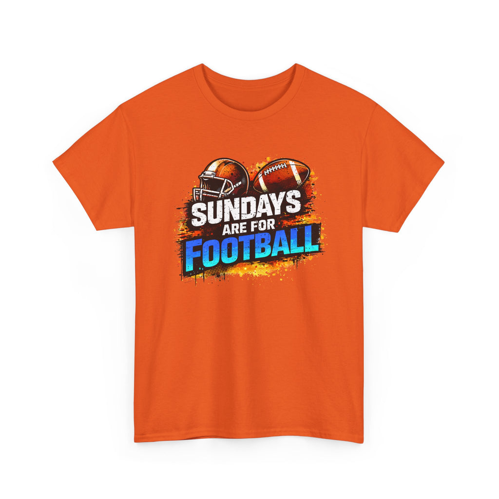 Sundays Are for Football T-Shirt — Football Fan Graphic Tee