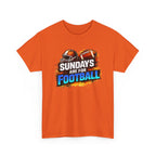 Sundays Are for Football T-Shirt — Football Fan Graphic Tee