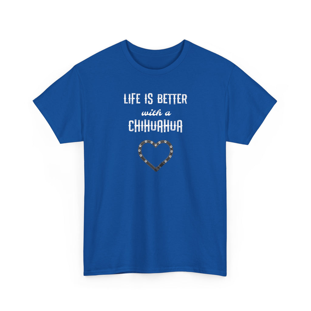 Life Is Better with a Chihuahua Heart Dog Lover Tee