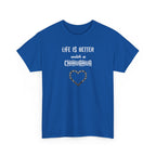Life Is Better with a Chihuahua Heart Dog Lover Tee