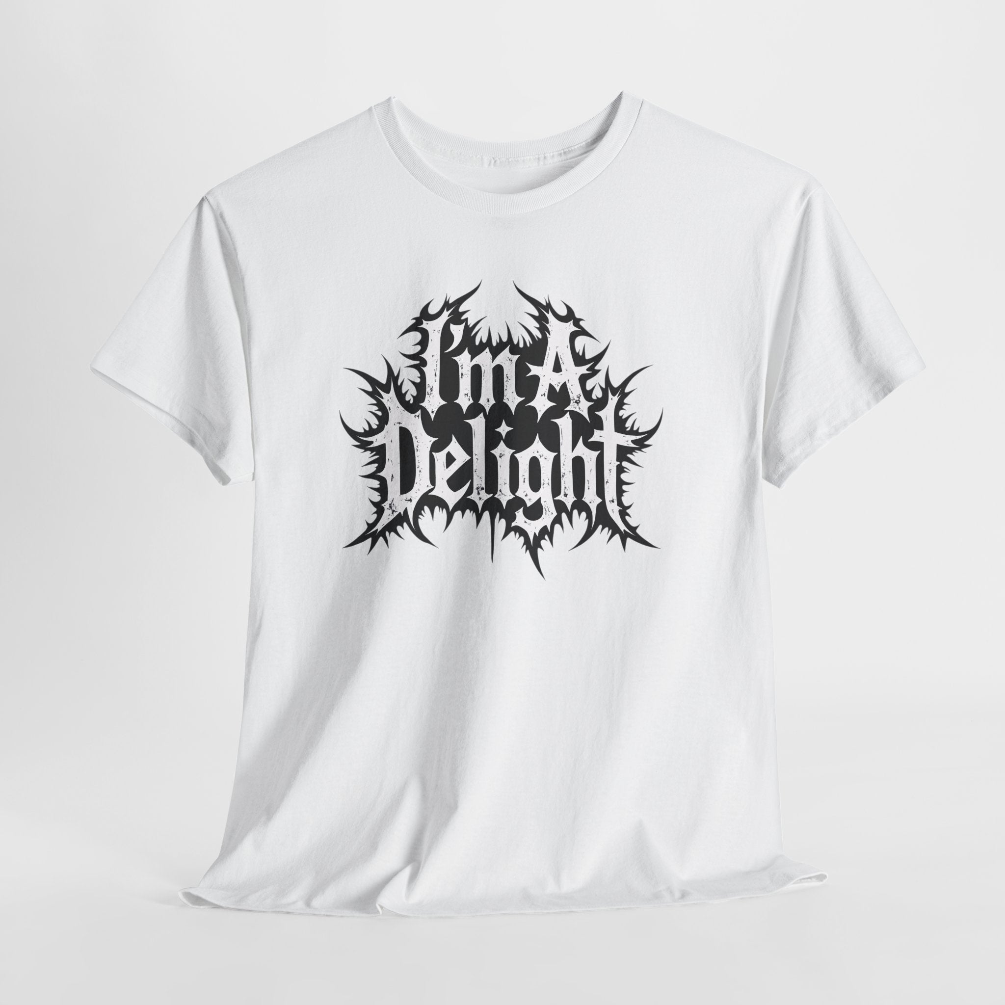 Gothic "I'm A Delight" Graphic Tee
