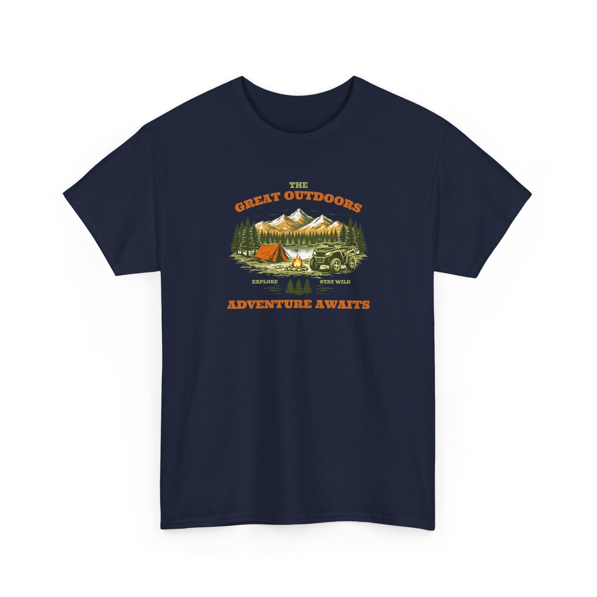Outdoor Adventure T-Shirt — "The Great Outdoors"  ATV Nature Camping Tee