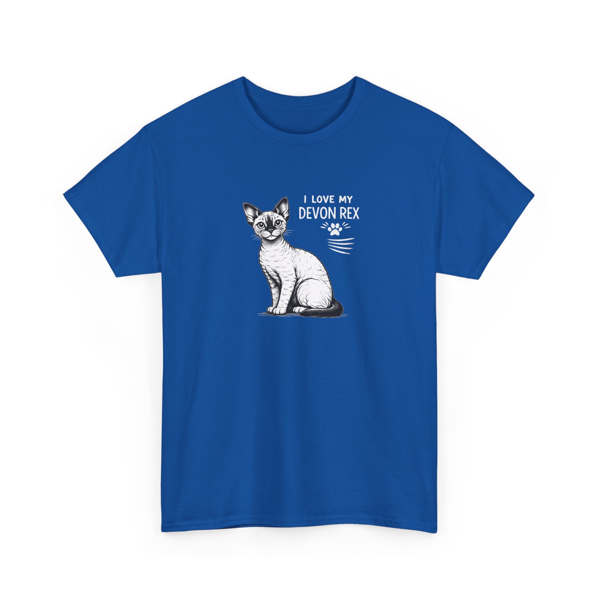 Devon Rex Cat T-Shirt — I Love My Devon Rex Graphic Tee