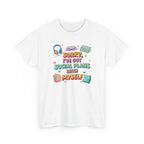 “Sorry, I’ve Got Social Plans With Myself” Cute Cozy Introvert Graphic Tee