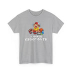 'It Looked Easier on TV' Funny Athletic Sports Fan Graphic T Shirt