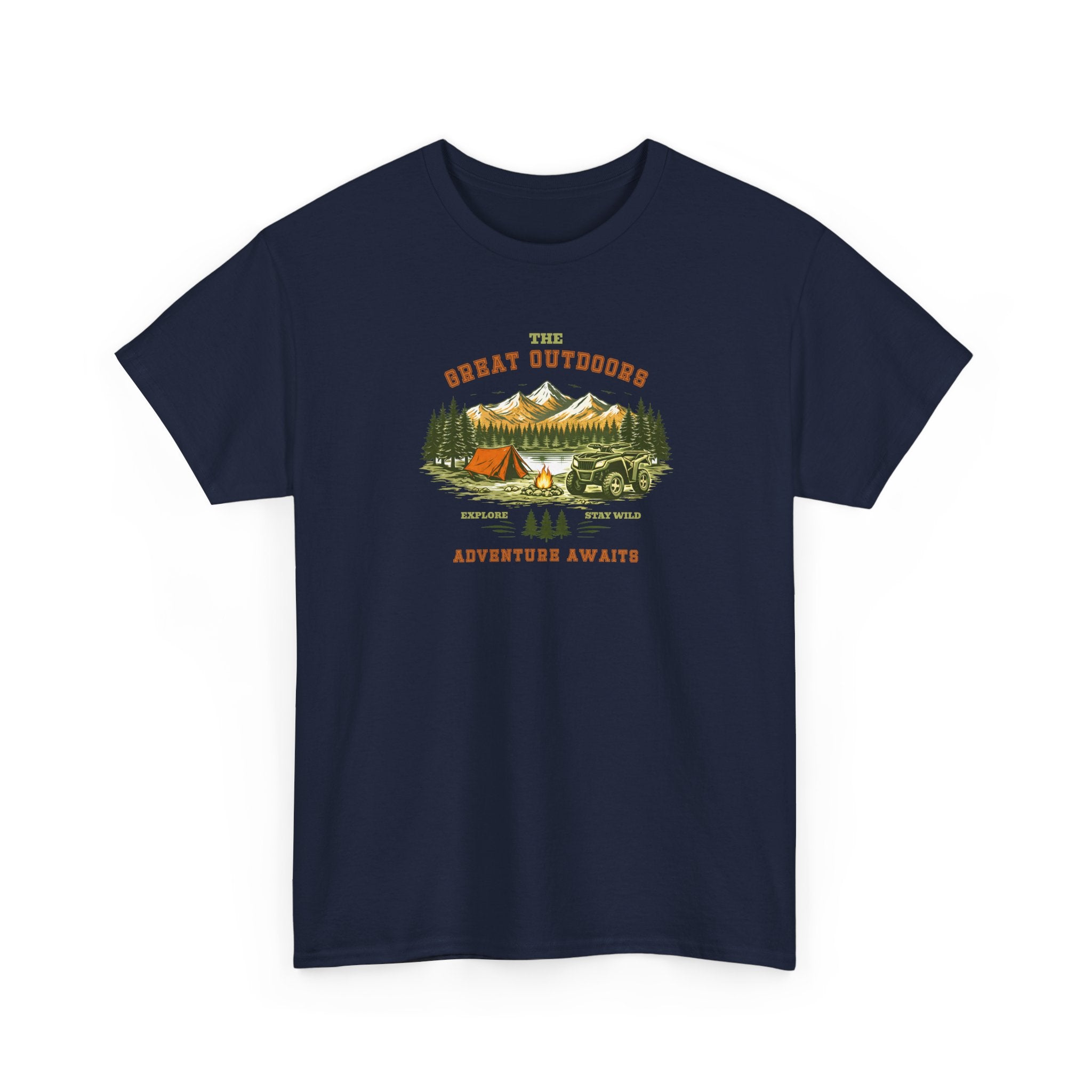 Outdoor Adventure T-Shirt — "The Great Outdoors"  ATV Nature Camping Tee