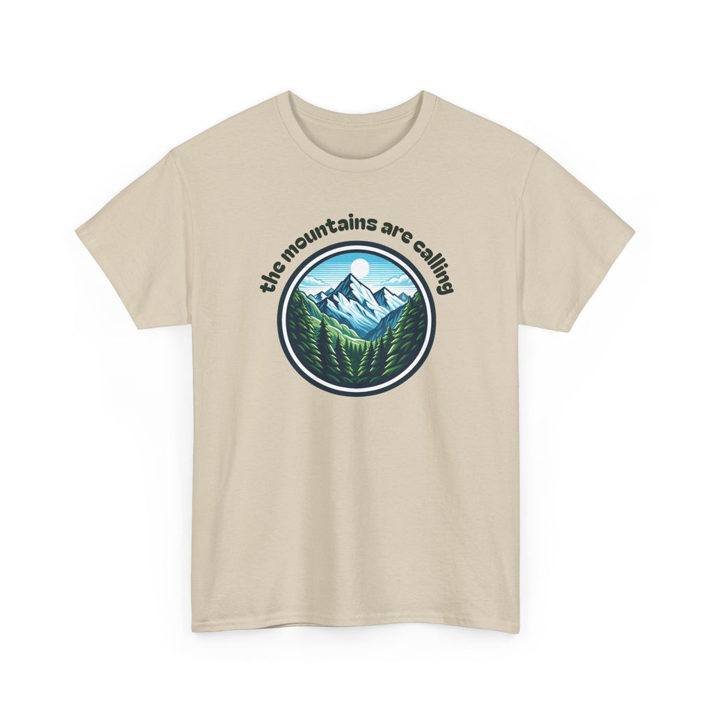 Mountains Are Calling T-Shirt — Scenic Hiking Graphic Tee