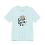 Breathe In Breathe Out T‑Shirt — Lotus Mindfulness Tee for Yoga & Relaxation