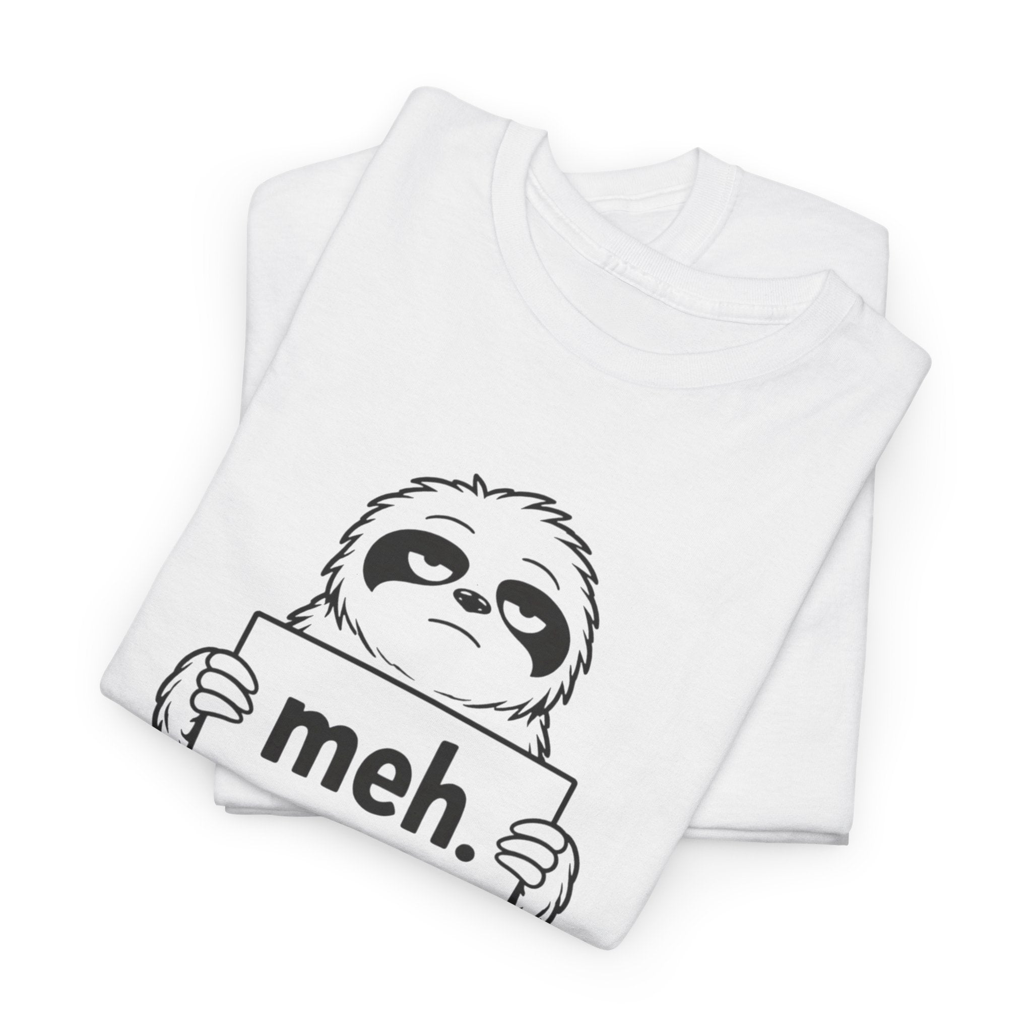 Sloth "meh." Graphic Tee - Cute Casual Funny T-Shirt