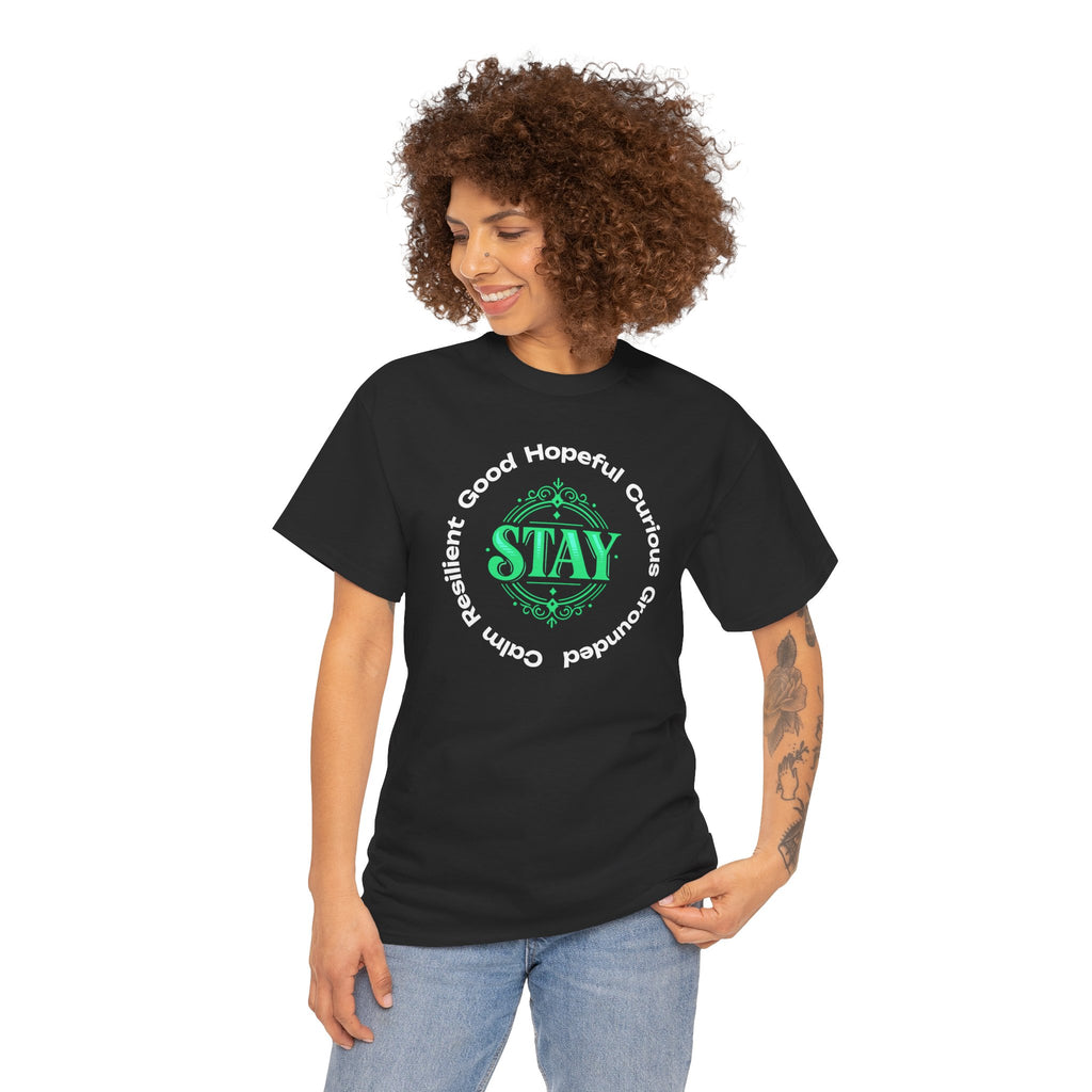 Stay Positivity Tee — "STAY" Positive Mindset Graphic T-Shirt