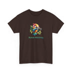 T‑Shirt — Cute Bird with Binoculars "Human Watching" Graphic Tee