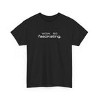 Sarcastic Humor T-Shirt — wow. so fascinating. Minimalist Text Tee