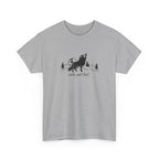 Howling Wolf T-Shirt — 'Solo, Not Lost' Mountain Graphic Tee