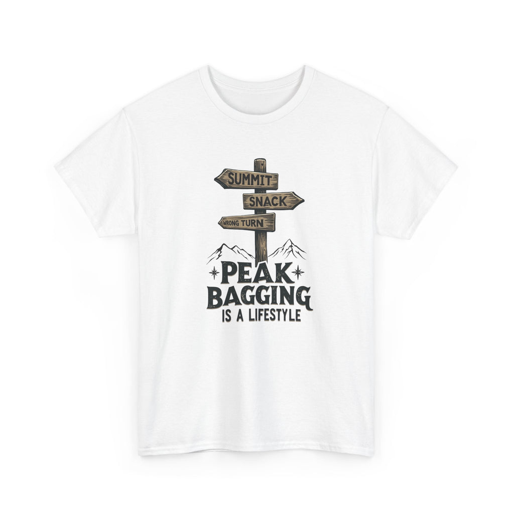 Peak Bagging Tee — 'Peak Bagging Is a Lifestyle' Hiking T‑Shirt