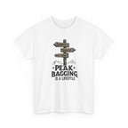 Peak Bagging Tee — 'Peak Bagging Is a Lifestyle' Hiking T‑Shirt