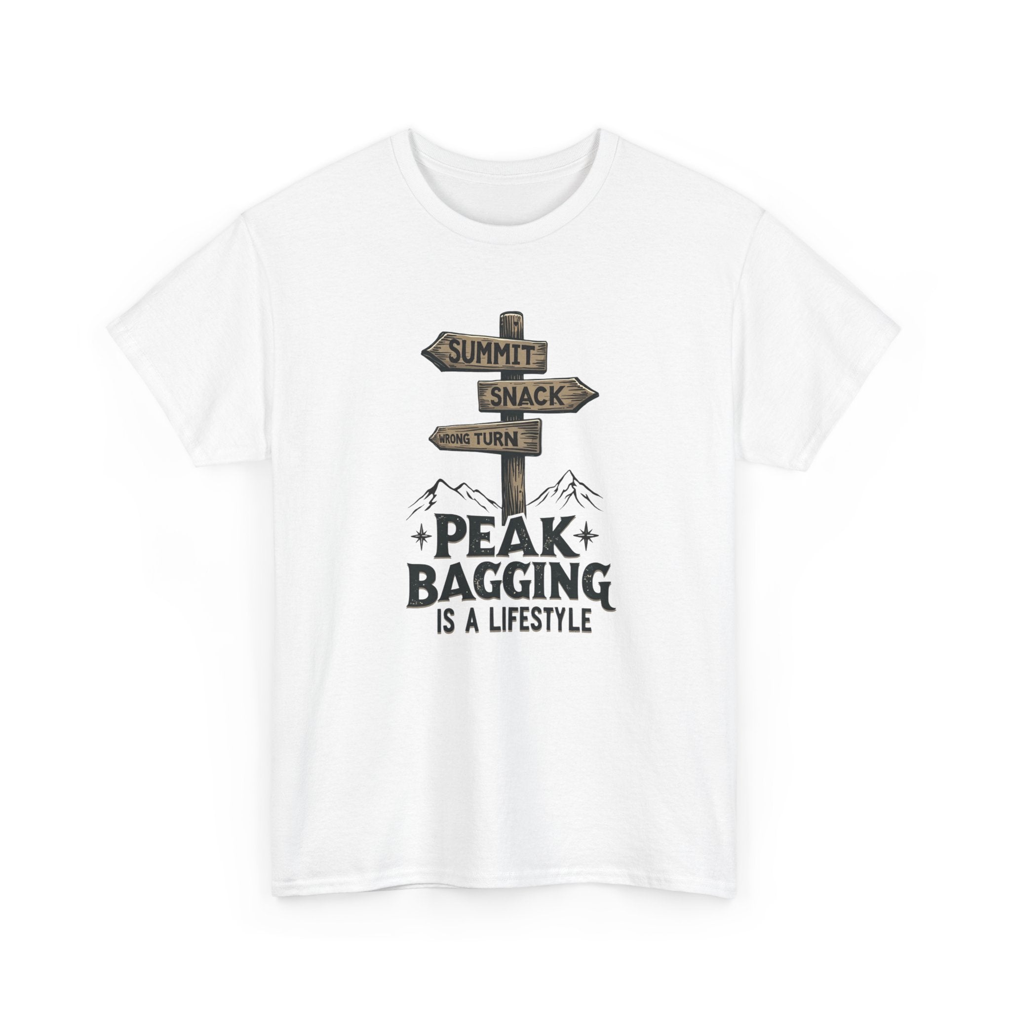 Peak Bagging Tee — 'Peak Bagging Is a Lifestyle' Hiking T‑Shirt