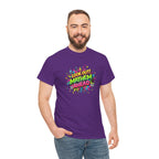 Look Out! Mayhem Ahead Graphic Tee — Colorful Retro Comic Humor Shirt