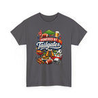 Powered By Tailgates T‑Shirt - Graphic Tee For Sports Fans