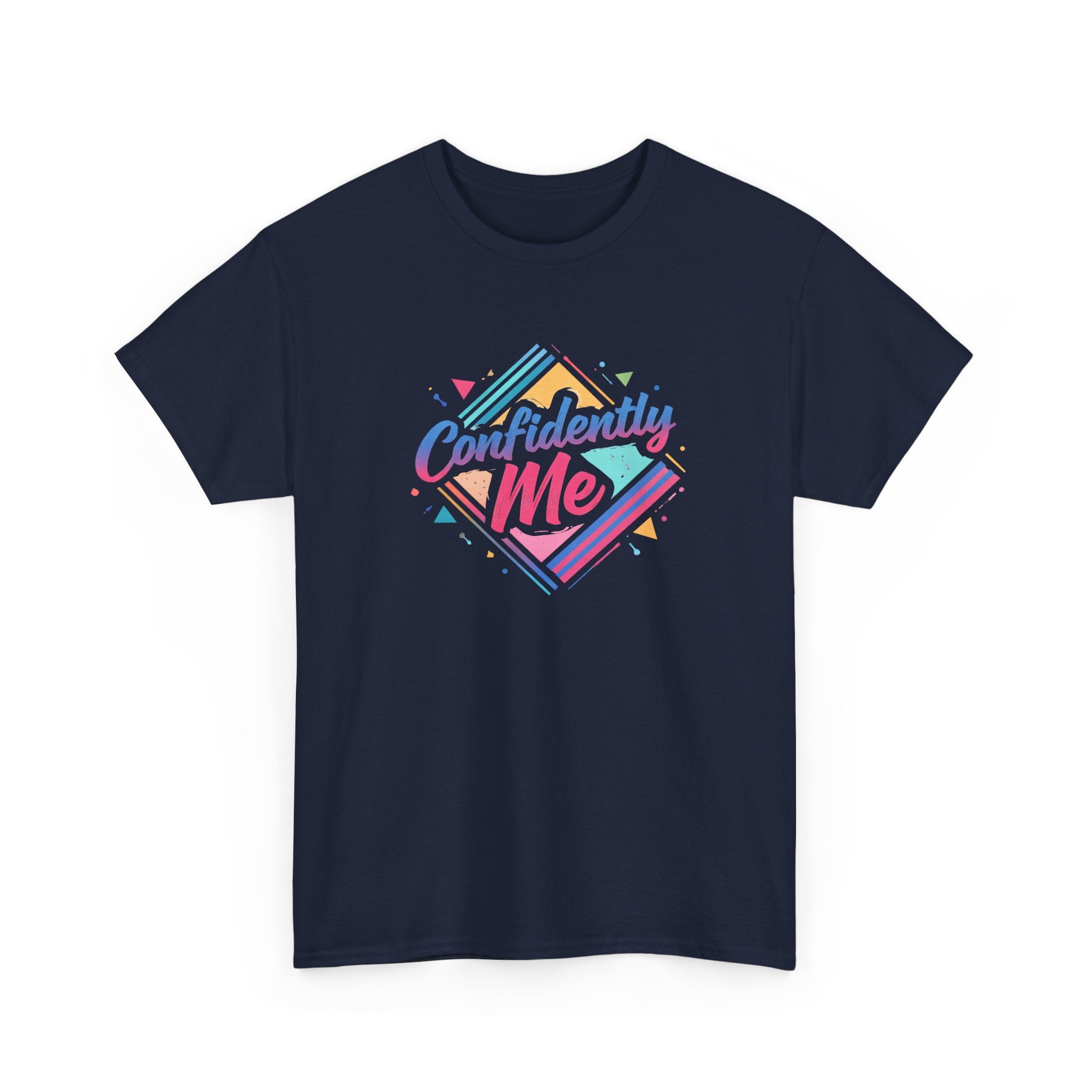 Confidently Me Tee — Retro Pastel Self-Love Graphic T-Shirt
