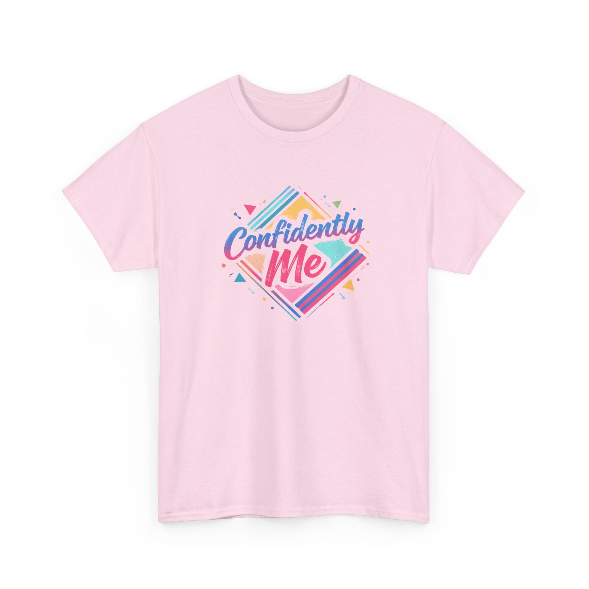 Confidently Me Tee — Retro Pastel Self-Love Graphic T-Shirt