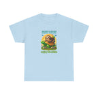 Slow Down Turtle Sloth & Snail V-Neck Tee — "Enjoy Life a Little" Relaxed Graphic Shirt