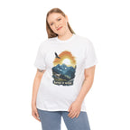 Keep It Wild T-Shirt — Sunset Eagle & Mountain Goat Tee For Nature Lovers