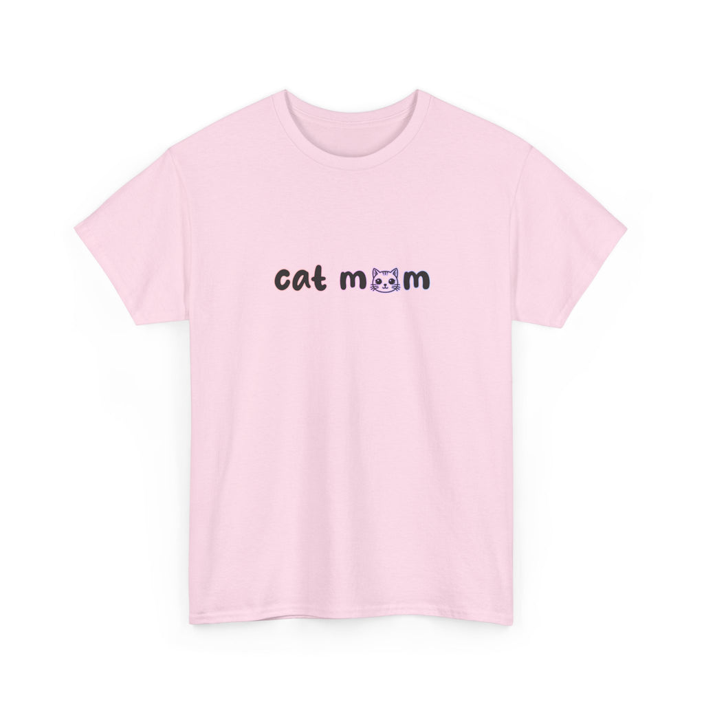 Cat Mom T-Shirt — Cute Minimalist Cat Mom Tee