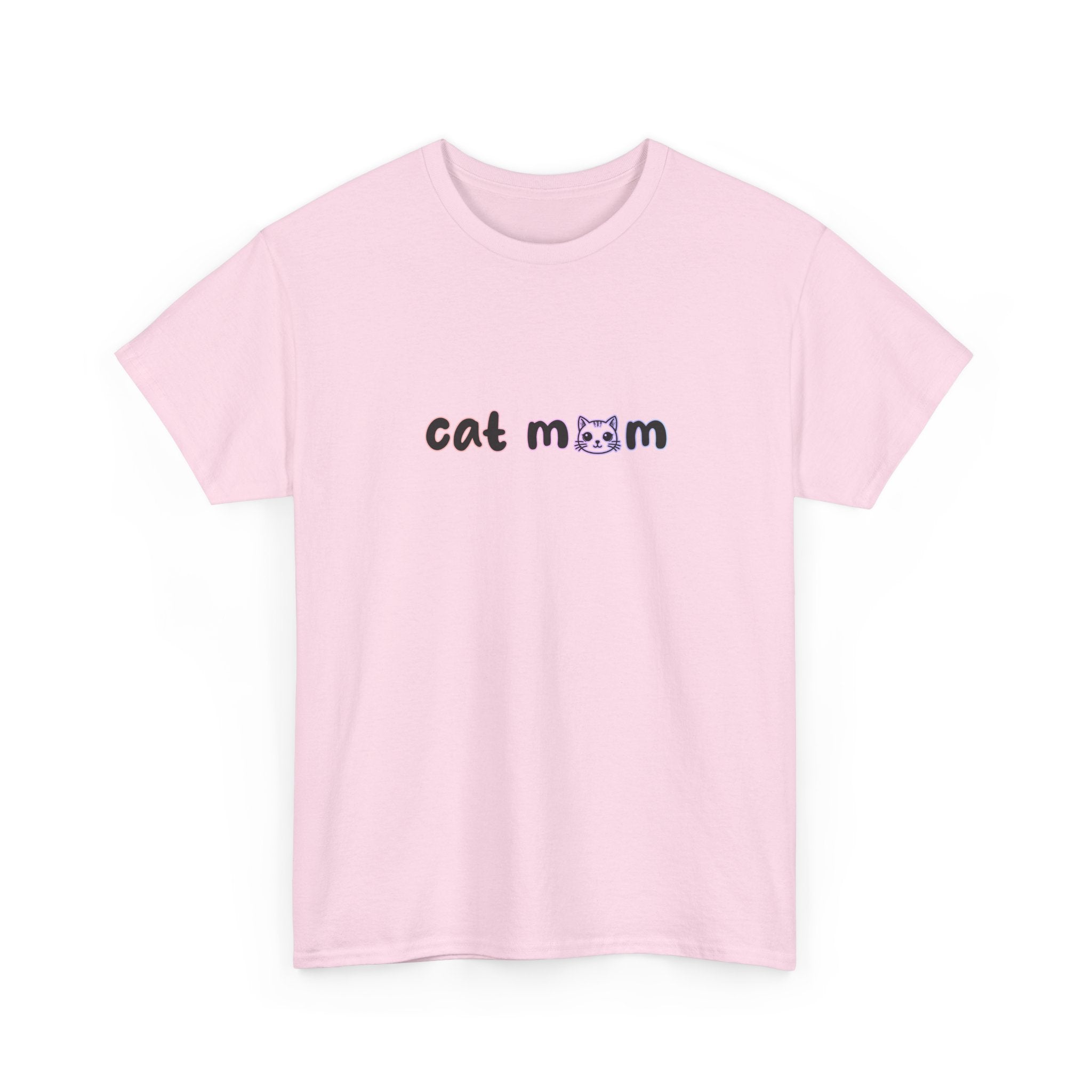 Cat Mom T-Shirt — Cute Minimalist Cat Mom Tee