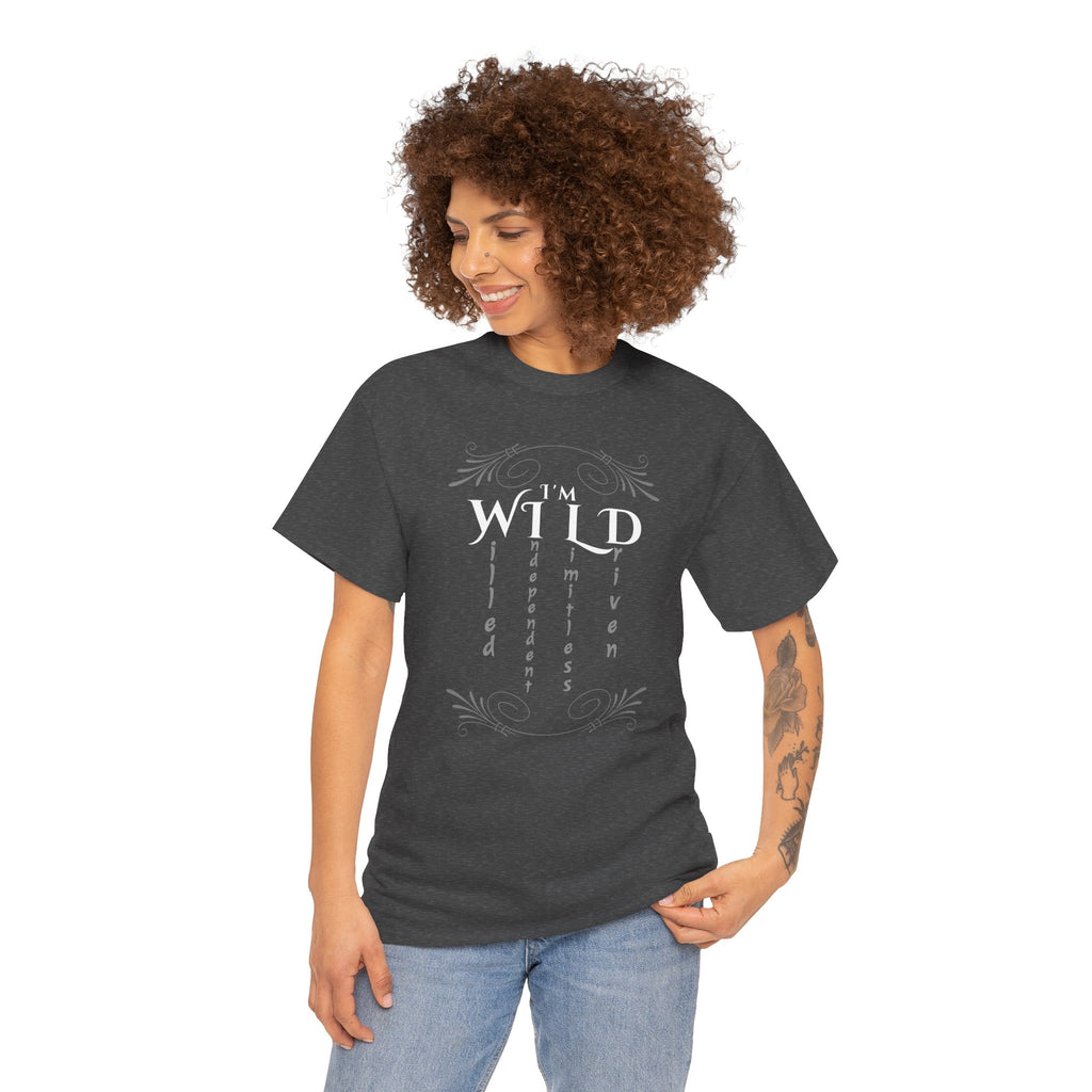 Wild Spirit Tee — "I’m Wild" Minimalist Graphic T-Shirt