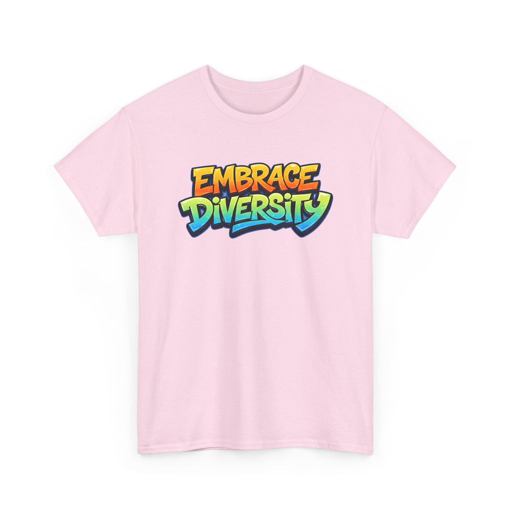 Embrace Diversity T-Shirt — Colorful Graffiti Pride Tee