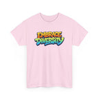 Embrace Diversity T-Shirt — Colorful Graffiti Pride Tee