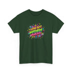 Look Out! Mayhem Ahead Graphic Tee — Colorful Retro Comic Humor Shirt