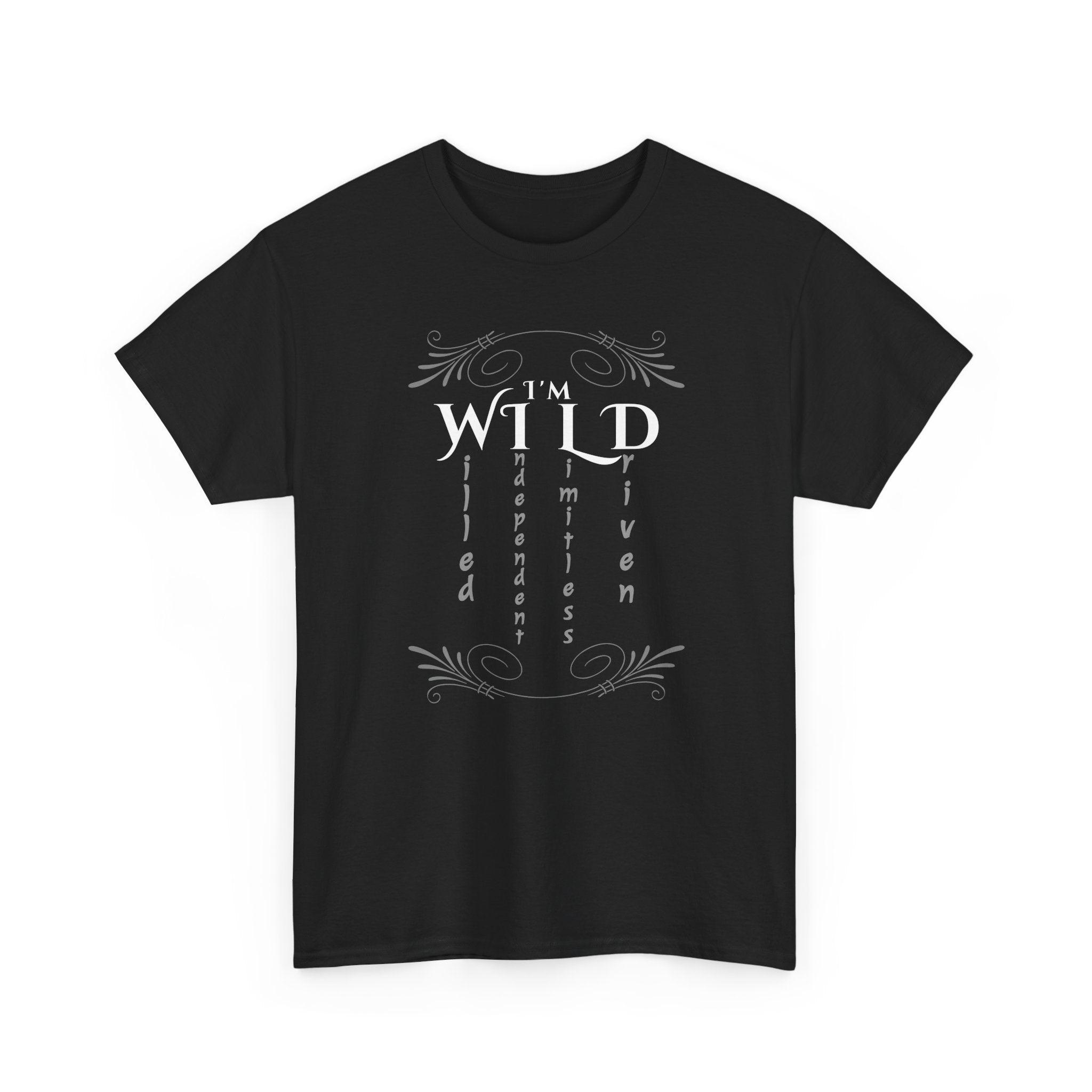 Wild Spirit Tee — "I’m Wild" Minimalist Graphic T-Shirt