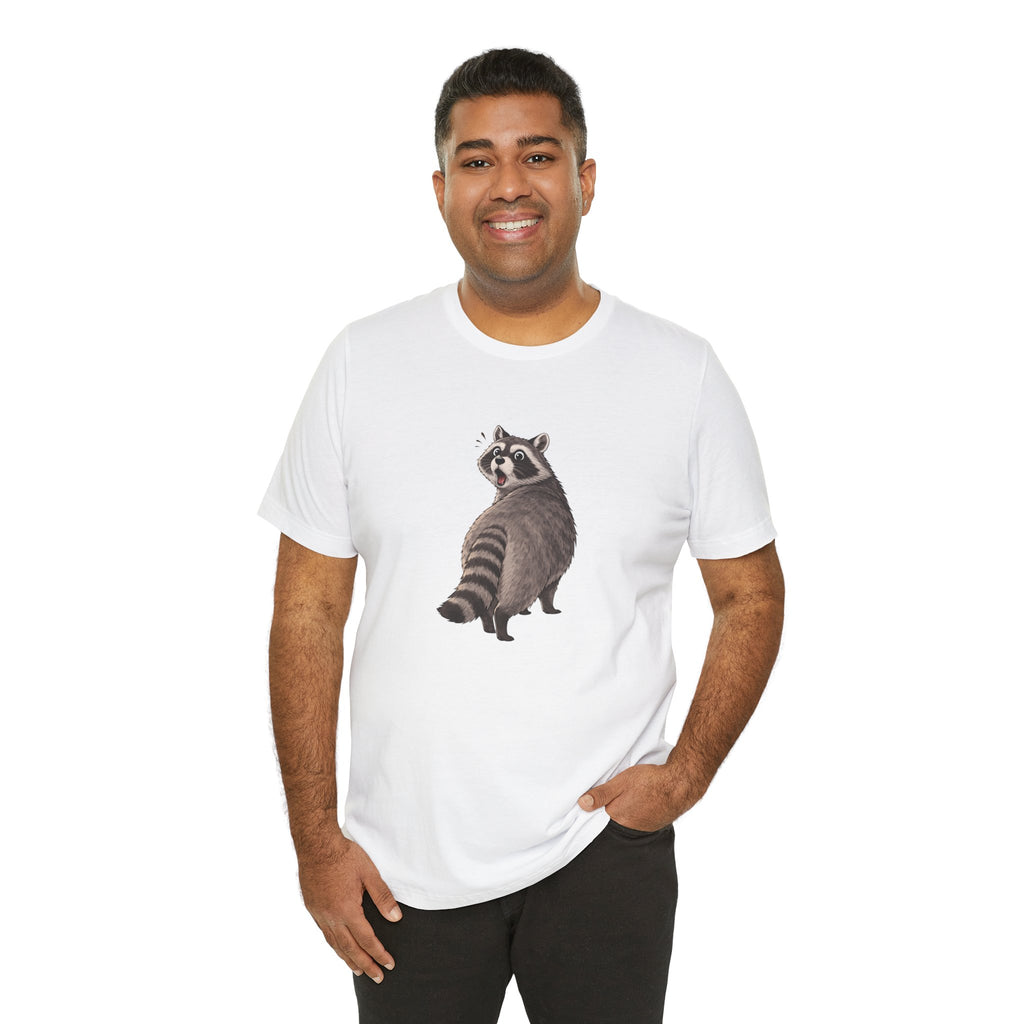 Raccoon Lookover T‑Shirt — Funny Woodland Animal Tee