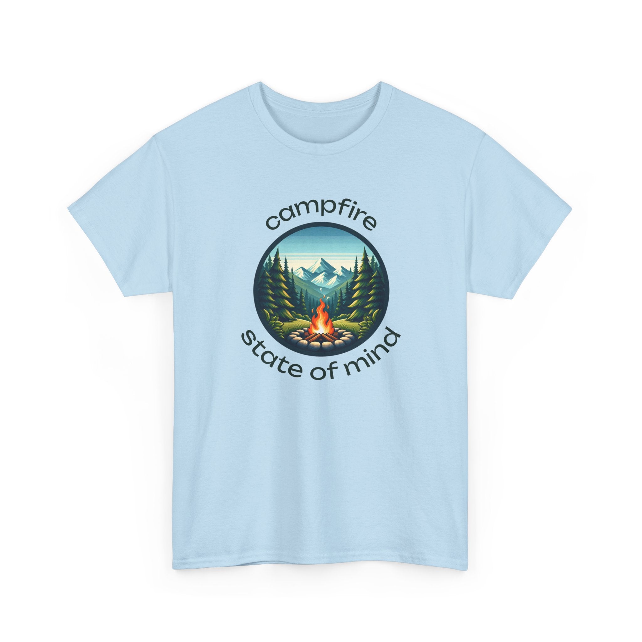 Campfire State of Mind T-Shirt — Outdoor Camping Graphic Tee