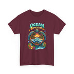 Ocean Dreams T‑Shirt — Tropical Sunset Sea Turtle Graphic Tee