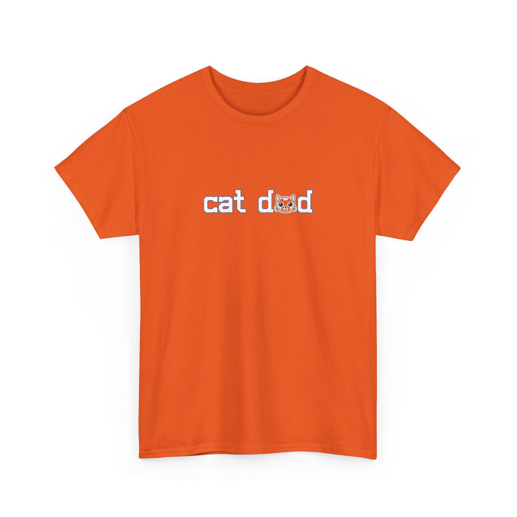 Cat Dad T‑Shirt — Minimalist Funny Cat Lover Tee