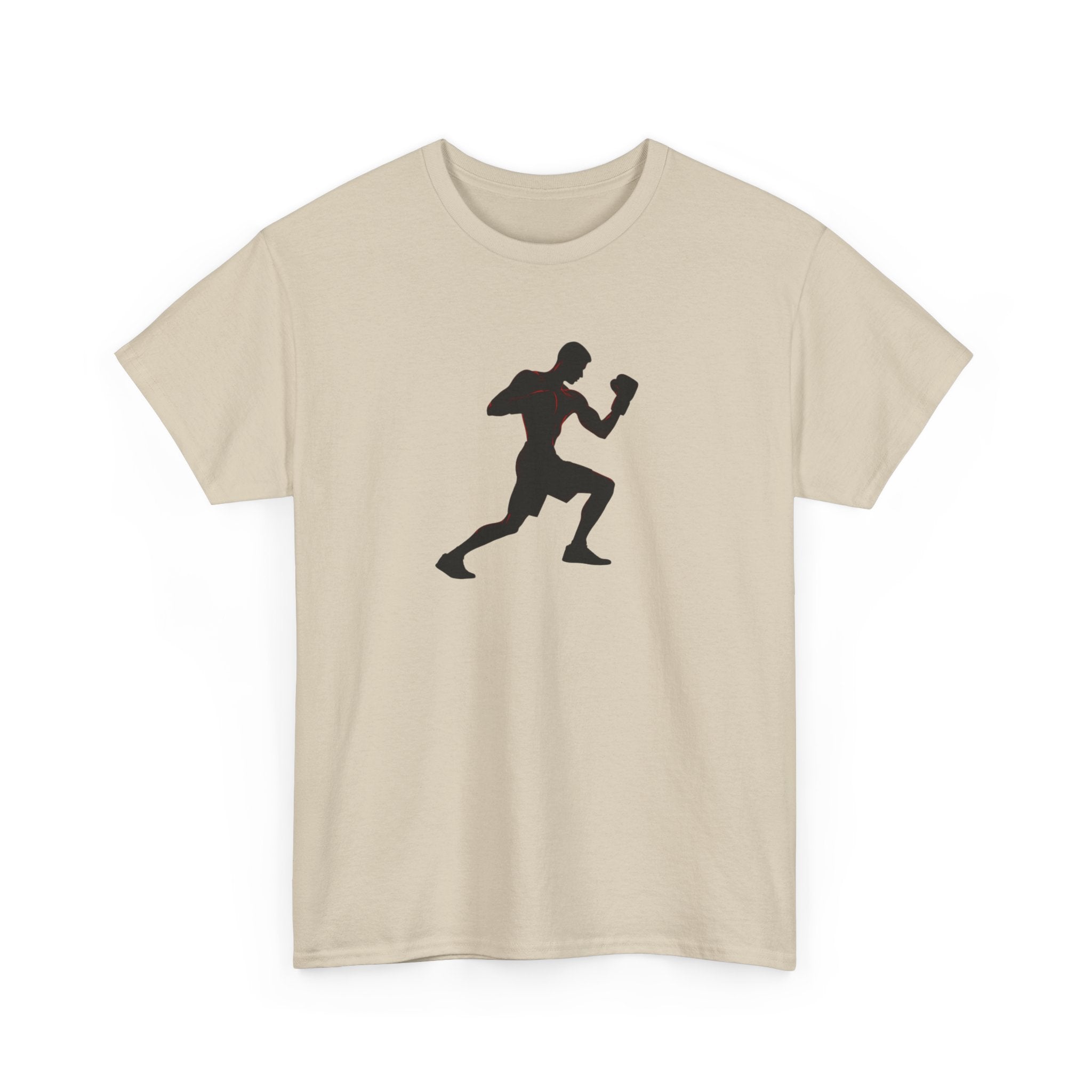 Boxer Silhouette T-Shirt — Minimal Boxing Gym Tee