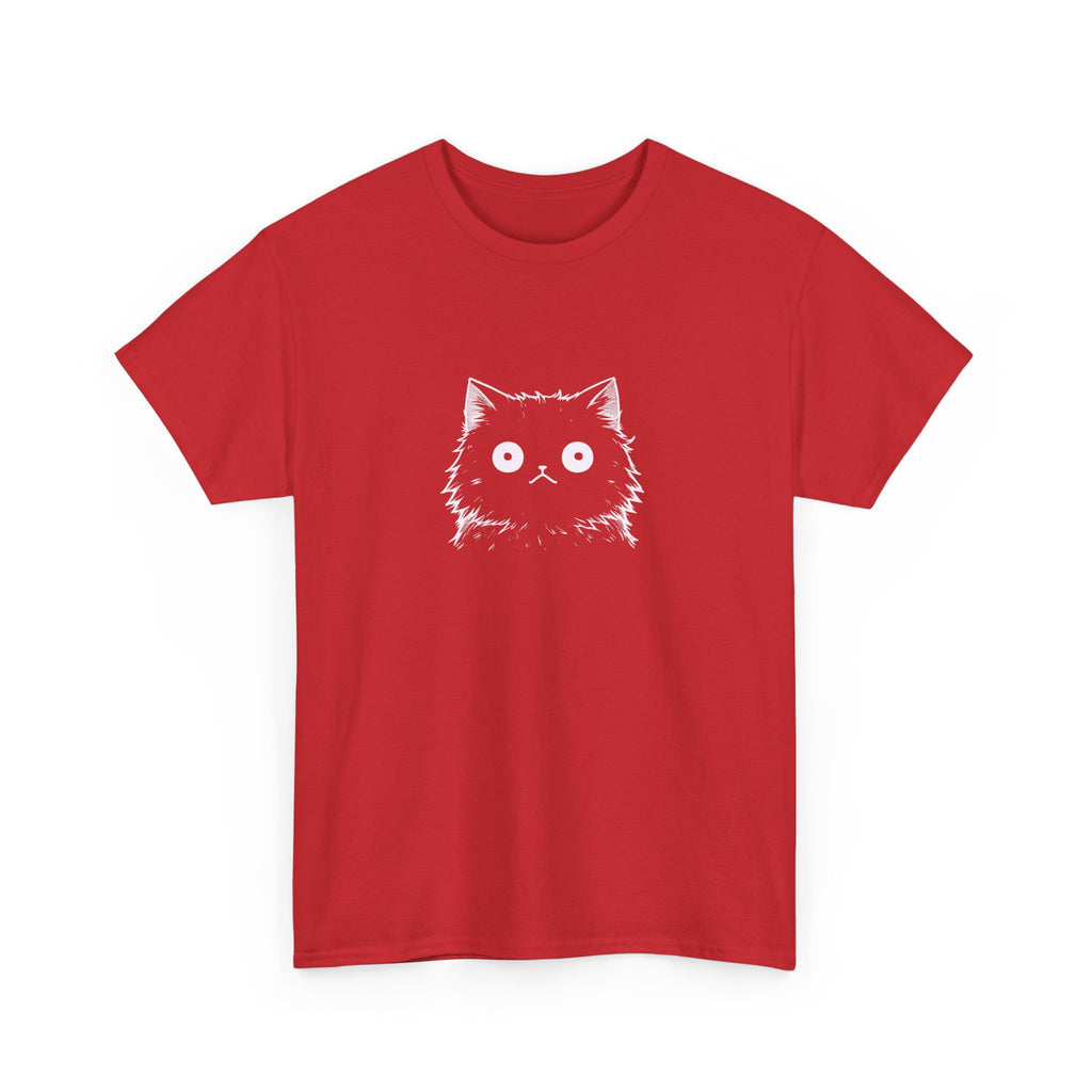 Cat Face Graphic Tee – Cute Minimalist Kitten T-Shirt