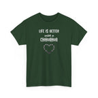 Life Is Better with a Chihuahua Heart Dog Lover Tee