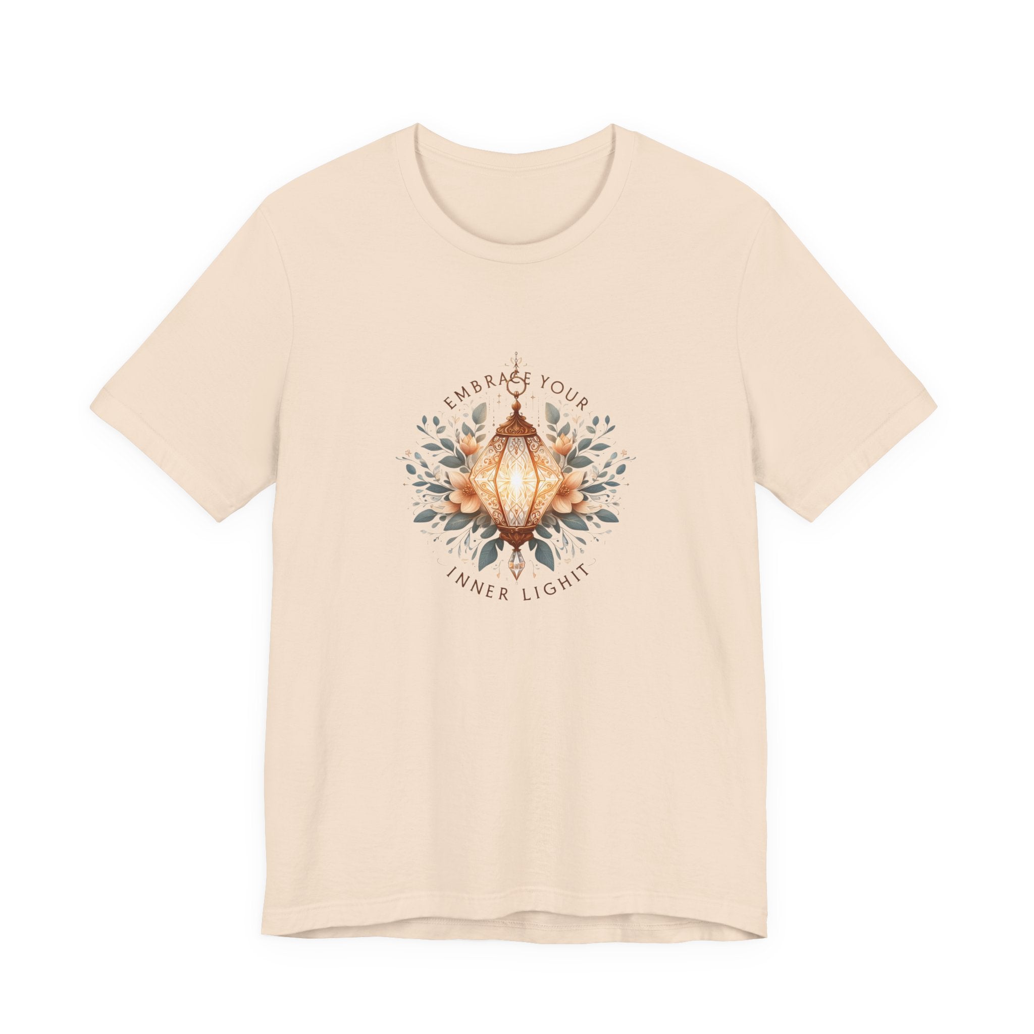 Lotus Lantern Tee — Embrace Your Inner Light Short Sleeve Shirt