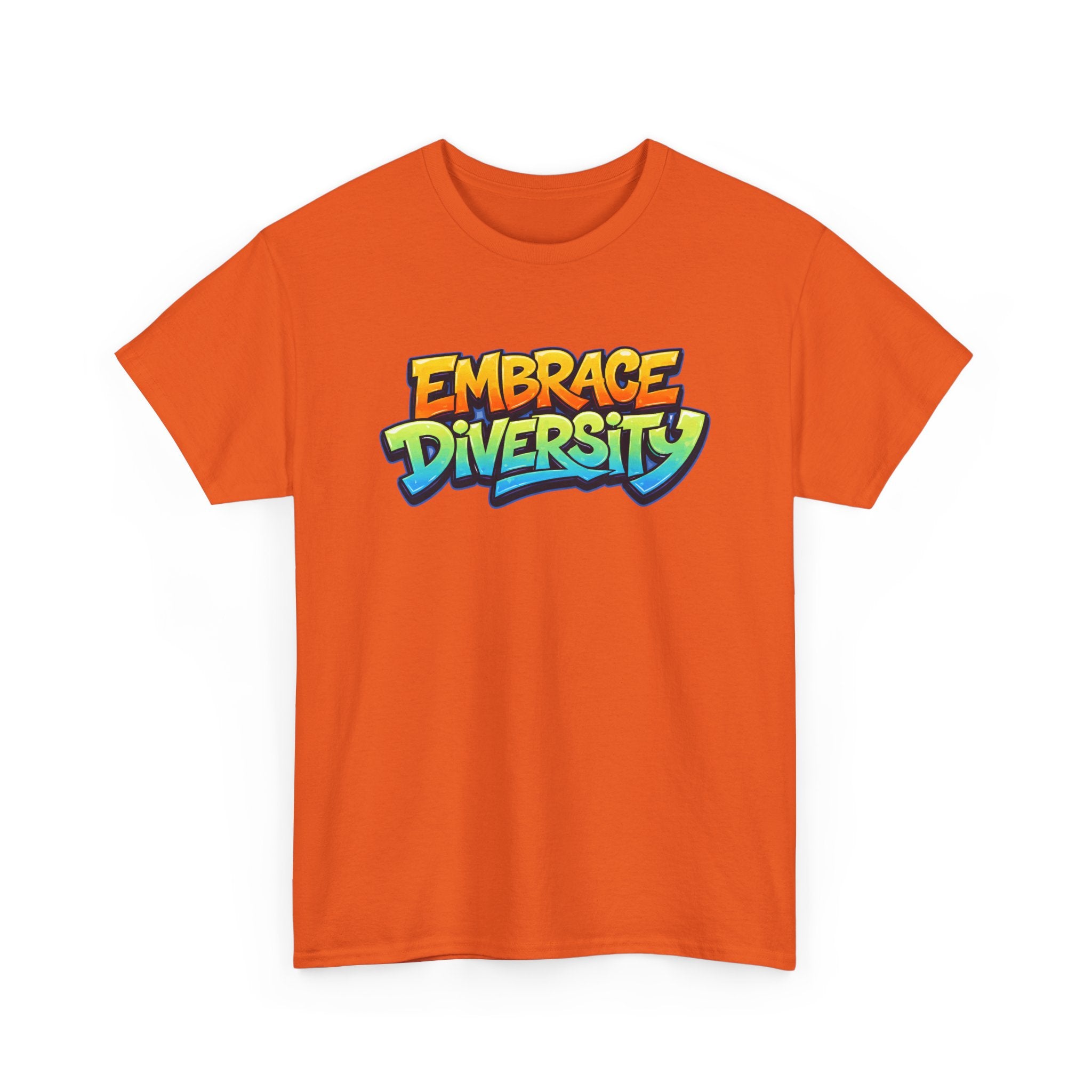 Embrace Diversity T-Shirt — Colorful Graffiti Pride Tee