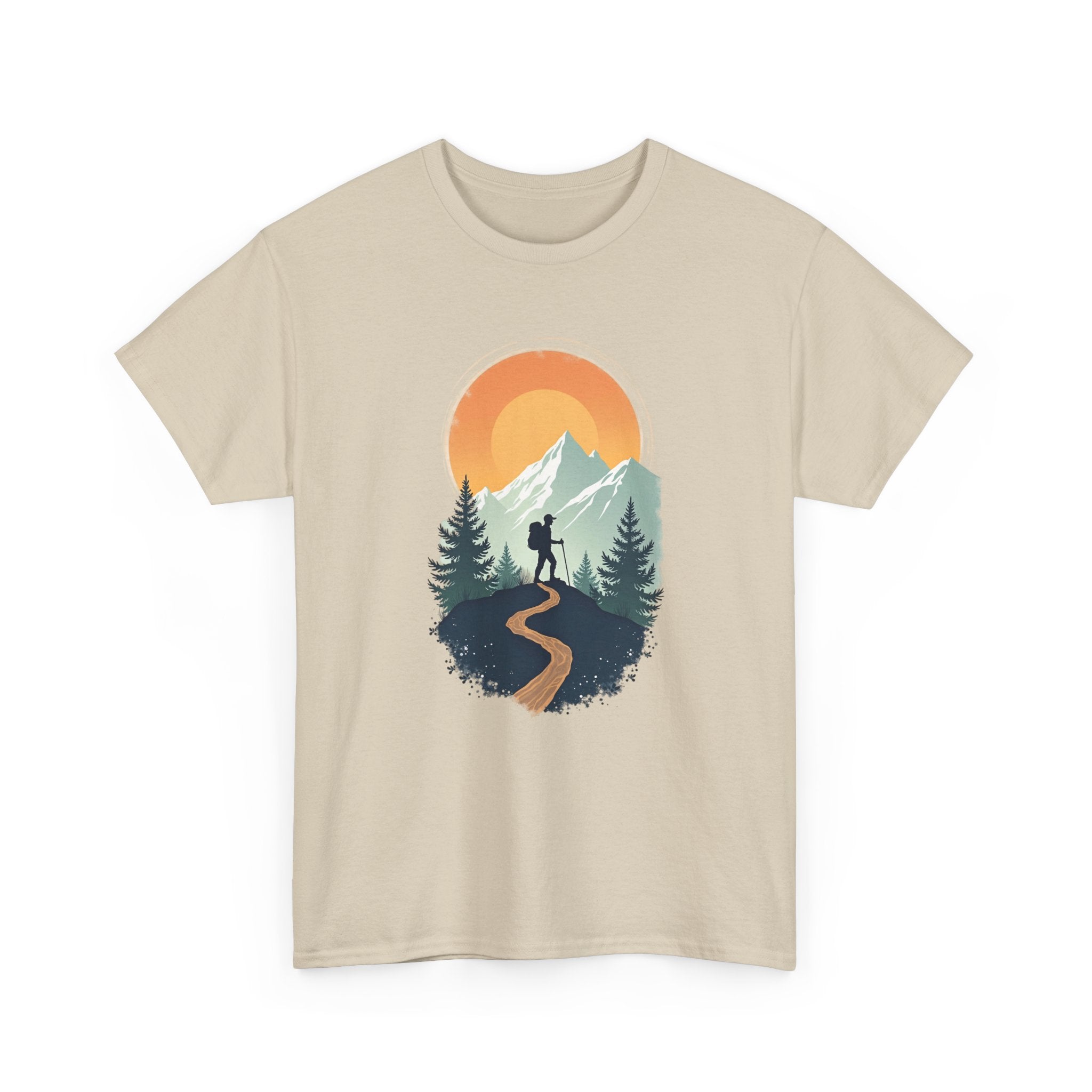 Hiking Adventure T‑Shirt — Mountain Trail Graphic Tee