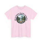 Campfire T-Shirt — "Life Is Better by the Campfire" Scenic Outdoor Tee