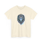 Tiger T-Shirt — Intricate Blue And White Tiger Graphic Tee