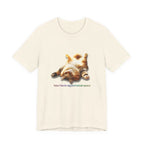 Cat Nap T‑Shirt — "How I Be In My Purrsonal Space" Cute Relaxed Cat Graphic Tee