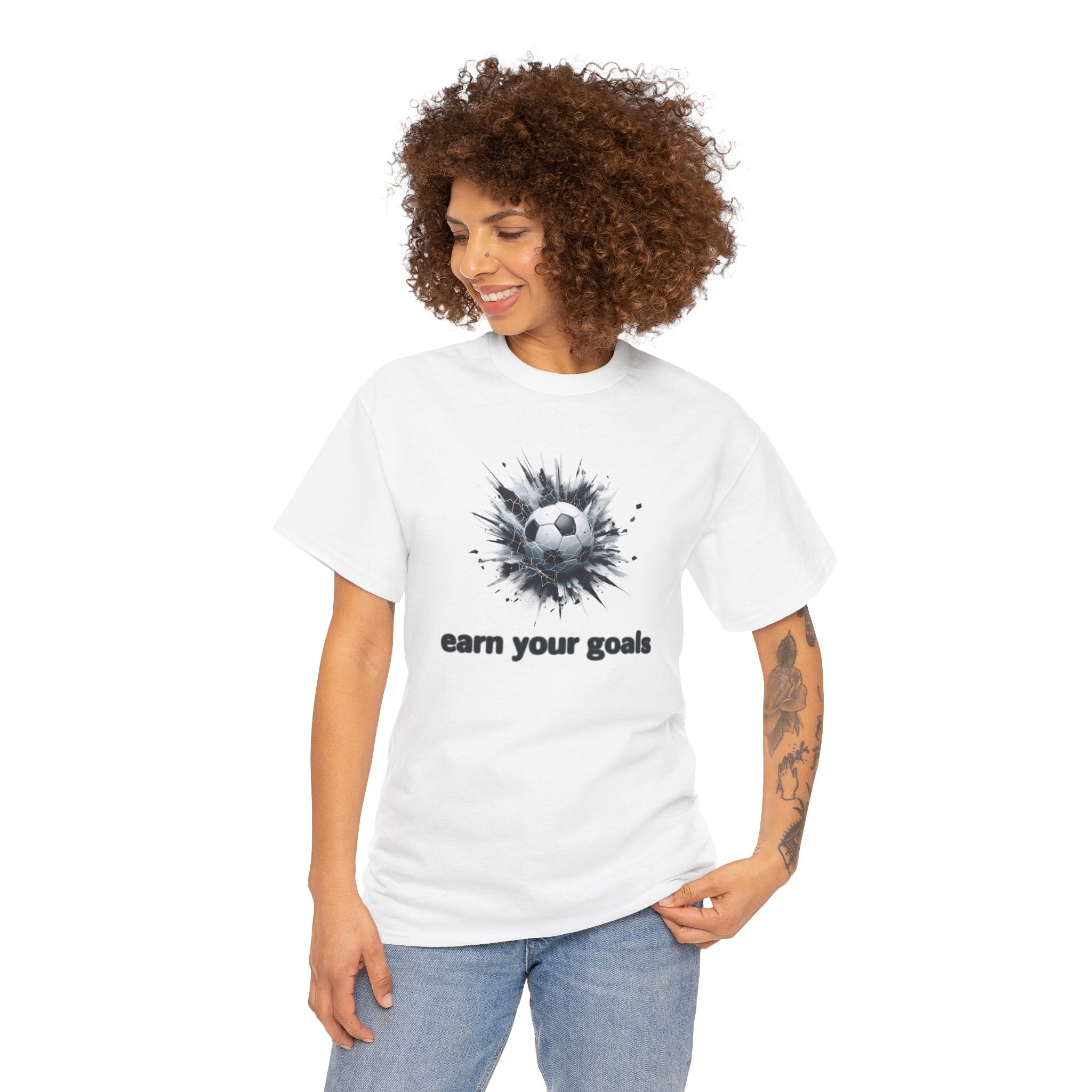 Football Soccer 'Earn Your Goals' T-Shirt