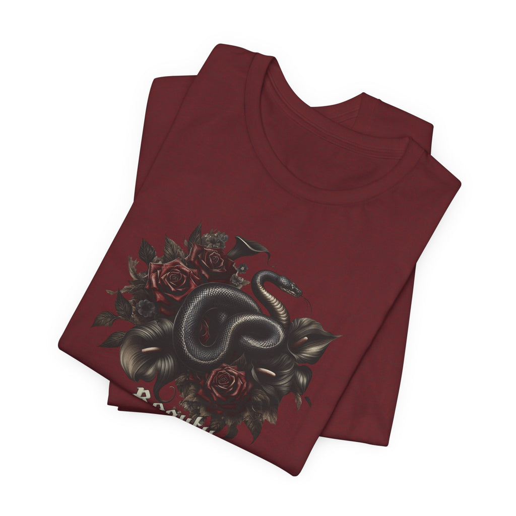 Snake Floral T-Shirt — Beauty in the Darkness Graphic Tee