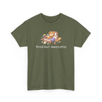 'Tired But Awesome' Cute Cat Relaxing Graphic Tee
